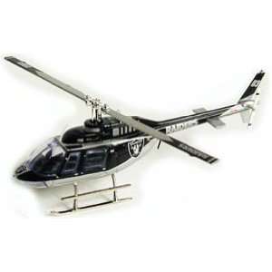  2003 Oakland Raiders Bell Jet Diecast Helicopter Limited 