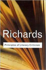   Criticism, (0415254027), I. A. Richards, Textbooks   