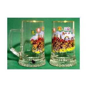  Octoberfest German Glass Beer Mug 