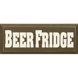  Beer Fridge Wooden Sign