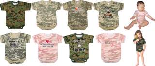 Camouflage One Piece Infant Military Baby Bodysuits  