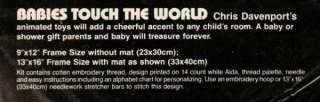 Dimensions Birth Record Cross Stitch Kit Baby Animals  
