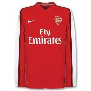  08 10 Arsenal Home L/S Jersey