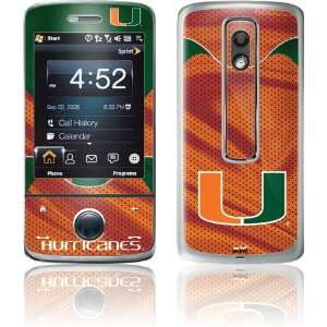  University of Miami Jersey Hurricanes skin for HTC Touch 