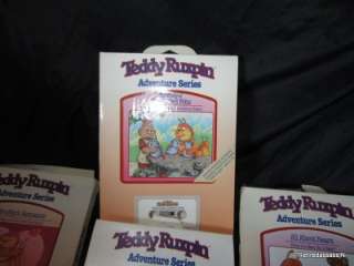   NEW Collector 7 Teddy Ruxpin Adventure Series Books Cassette Tape NIB