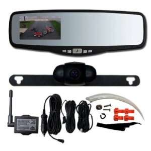   Peak PKC0RG Small Rearview Mirror with 3.5 Inch Backup Camera  