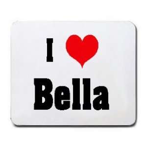  I Love/Heart Bella Mousepad