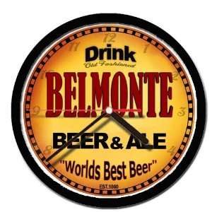  BELMONTE beer and ale cerveza wall clock 