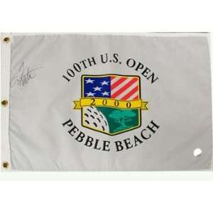  Tom Kite AutographedGolf Flag   Autographed Pin Flags 