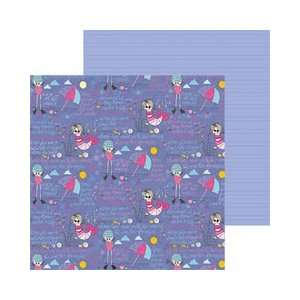 Clever Handmade   Beneath the Sea Collection   12 x 12 Double Sided 