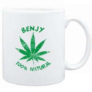Mug White  Benjy 100% Natural  Male Names  Sports 