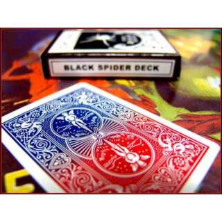 Black Spider Deck   Bicycle Playing Cards, Magic Trick  