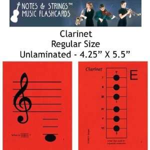  Notes & Strings Clarinet 4.25X5.5 Regular Size 