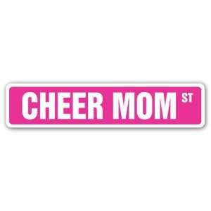  CHEER MOM Street Sign cheerleading pom cheers team Patio 