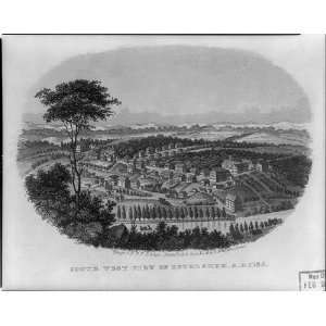  South west view of Bethlehem Pennsylvania,PA,1784