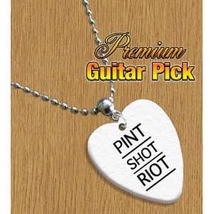  Pint Shot Riot Chain / Necklace Bass Guitar Pick Both 
