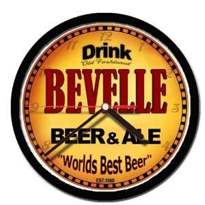  BEVELLE beer and ale cerveza wall clock 