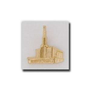 Seattle Temple Tie Tack and Lapel Pin (Gold)   LDS Seattle, Washington 