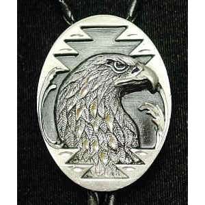  Large Bolo Tie   Eagle Head (Diamond Cut) Jewelry