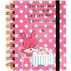  Chou fleur rabbit Mini ring binder notebook cake San X 