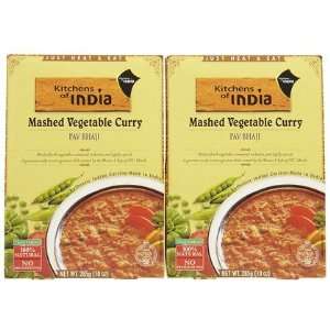 Kitchens Of India Ready To Eat Pav Bhaji, Mashed Vegtable Curry, 10 oz 