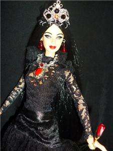 Countess Elizabeth Báthory ~ Bathory barbie doll ooak Hungarian 