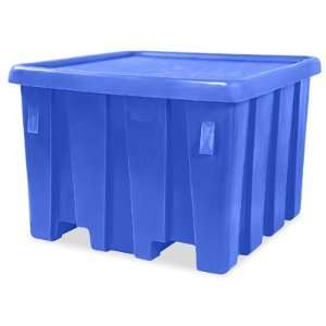  45 x 45 x 33 Blue Bulk Container w/ Lid