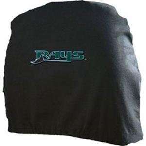 Tampa Bay Rays Car Seat Headrest Covers Set of 2, Throwback Logo 