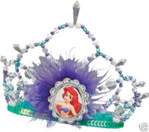 New ARIEL TIARA Crown Little Mermaid Girl Child Disney  