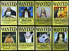 Pirate Boy Boa Hancock Crocodile Wanted Poster Set of 8pcs