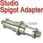 and 3/8 Spigot Stud Adapter Male Screw Threaded  