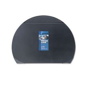  Contemporary Oval Desk Pad with Clear View Overlay Office 