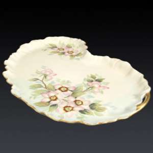 1901+ Limoges WILD ROSES Thorn TRAY Guerin Pouyat Elite  