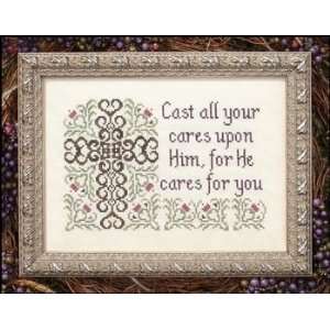  Cast All Your Cares   Cross Stitch Pattern Arts, Crafts 