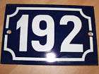   ENAMEL HOUSE NUMBER 12. Excellent condition, new old stock.  