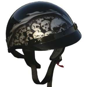  THH T 69 Graphic Half Helmet X Small  Off White 