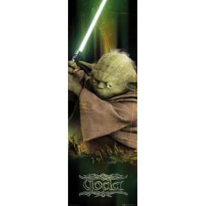 Star Wars Episode III   Revenge Of The Sith   Door Movie Poster (Yoda 