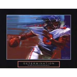    Determination Quarterback by Bill Hall 28x22
