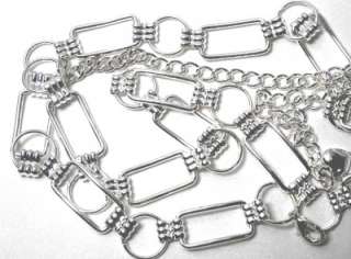 Limited edition By Beautifulstuff Silver sp links Belly Chain Belt One 