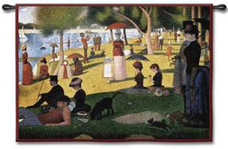 Seurat is a peaceful setting for people to relax and enjoy a beautiful 
