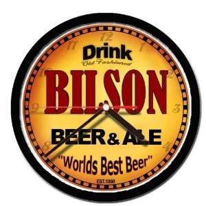  BILSON beer and ale cerveza wall clock 