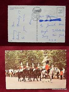 Mounted Guards on Horse in the Mall London View Old 1960 VINTAGE 