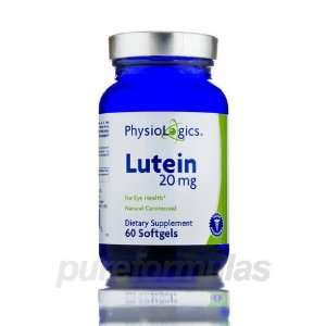  Lutein 20mg 60 Softgels by Physiologics Health & Personal 