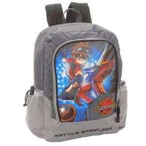  Bakugan Brawlers Backpack   Grey and Blue 16 Toys 