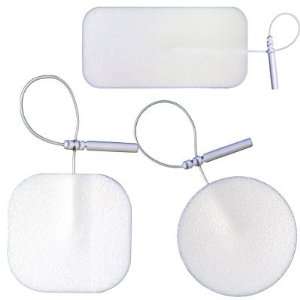  Biomedical Innovations White Foam Electrodes   2 Square 