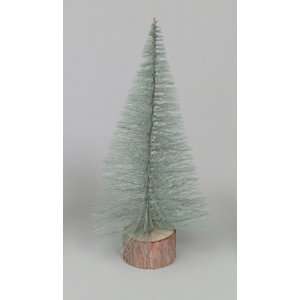  Club Pack of 12 Artificial Blue Spruce Village Wooden Base 