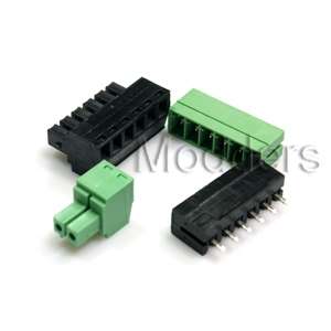 New 21 pcs 2Pin Terminal Blocks + 6pin plug and socket  
