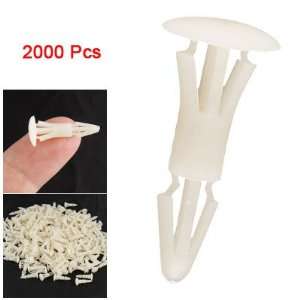 Amico 2000 Pcs Offwhite Plastic Push Lock Fasteners PCB Spacer Support