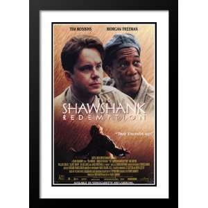 The Shawshank Redemption 32x45 Framed and Double Matted Movie Poster 