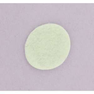  2 (50mm) Felt Shape   Circle in White   10 Pieces Arts 